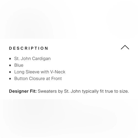 ST JOHN Ribbed Cardigan Size Medium - Picture 9 of 11